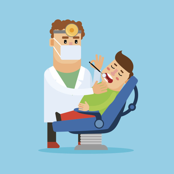 牙医和病人图片下载