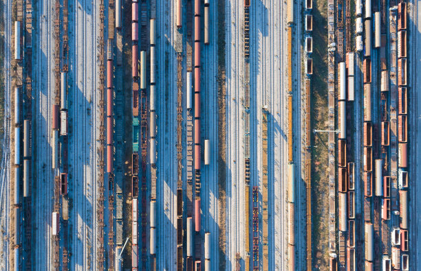 火车鸟瞰图图片下载