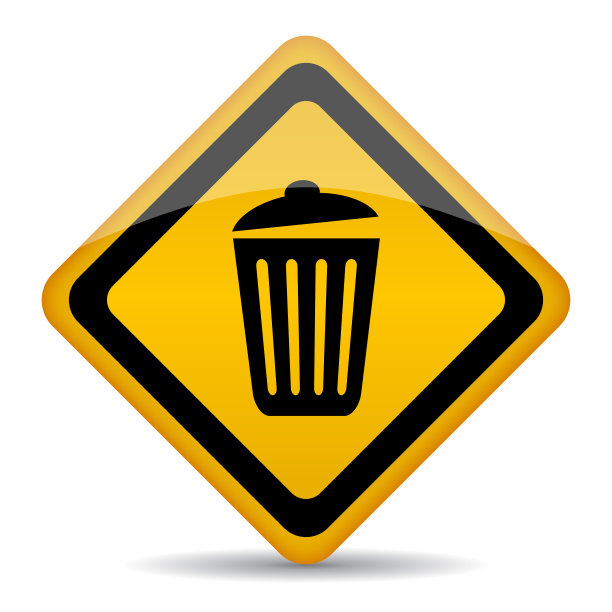 垃圾桶标志图片下载