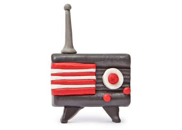 橡皮泥老式晶体管收音机图片下载