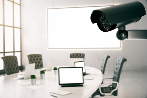 有闭路电视摄像头的房间图片下载