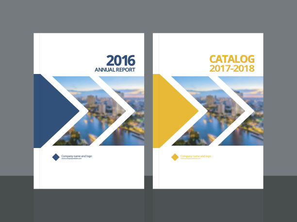 年度报告和业务目录的封面设计图片下载