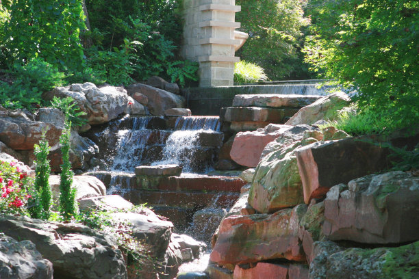 花园瀑布图片下载