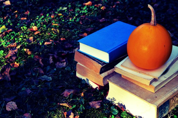 以草为背景的旧书图片下载