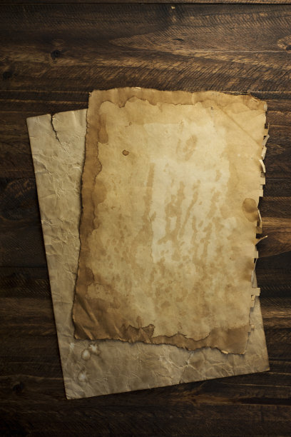 旧纸，褐色木纹图片下载