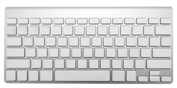 无字白键键盘图片下载