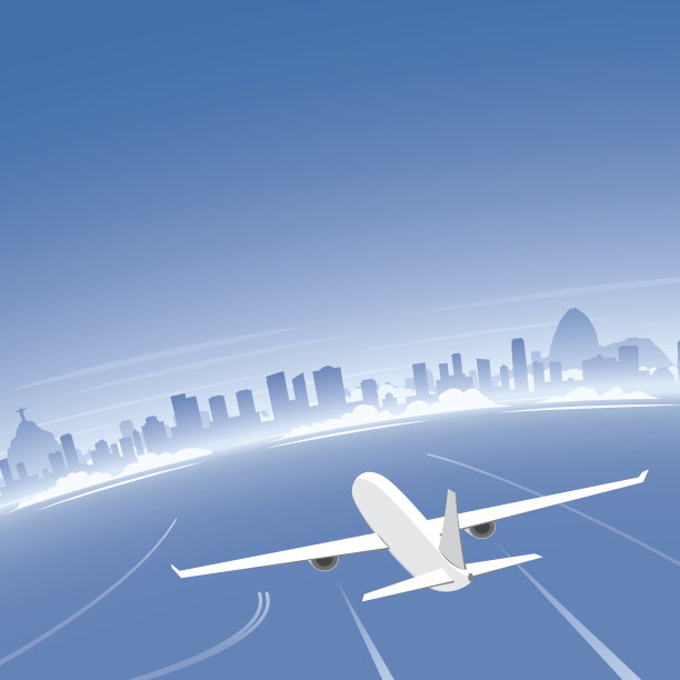 里约热内卢天际线飞行目的地图片下载