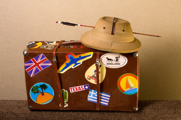 行李经验丰富的旅行者图片下载