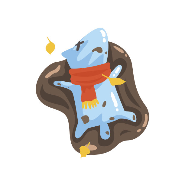 蓝色果冻僵尸狗怪物在水坑里打滚图片下载