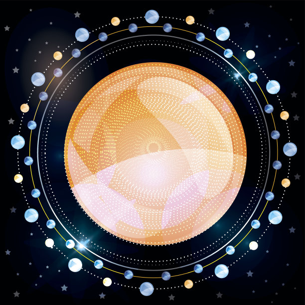 地球在太空中素材图片