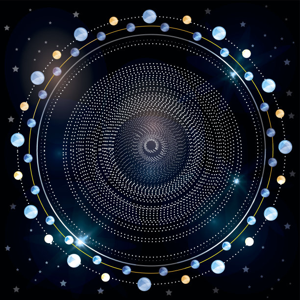 地球在太空中素材图片