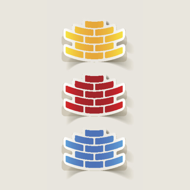 现实的设计元素:砌砖图片下载