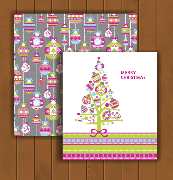 附有信封的优雅圣诞卡图片下载