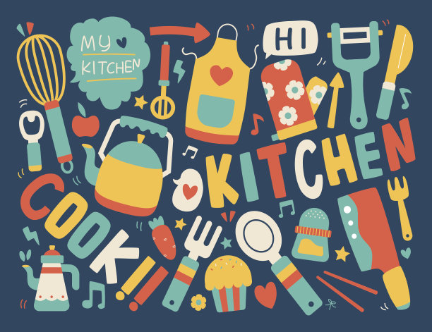 烹饪和厨房背景图片下载