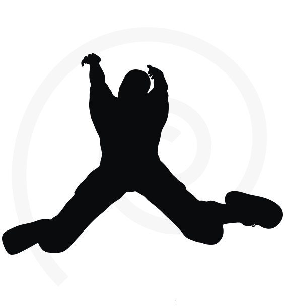 高级登山者剪影插图图片下载