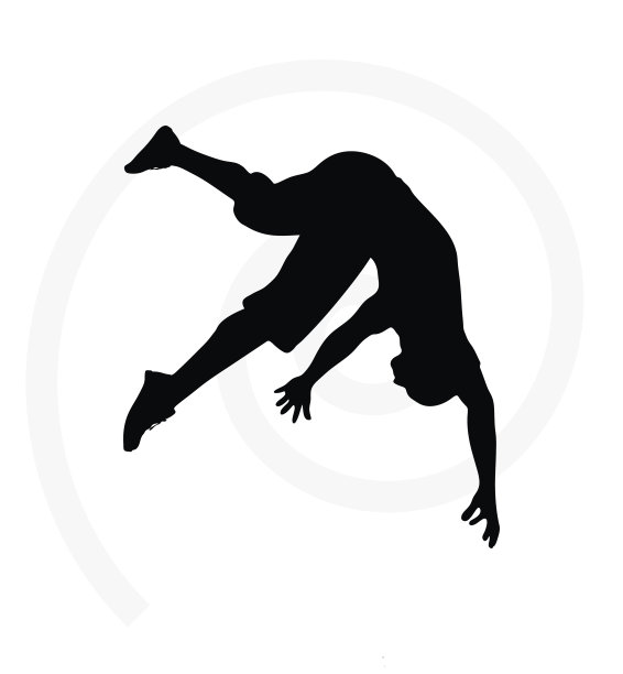 高级登山者剪影插图图片下载