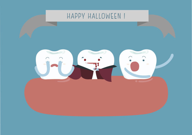 万圣节的牙齿图片下载