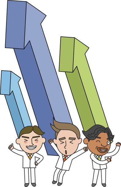 搞笑线人物插图商业故事系列图片下载