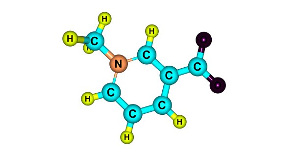 胡芦巴碱分子结构孤立于白色上图片下载