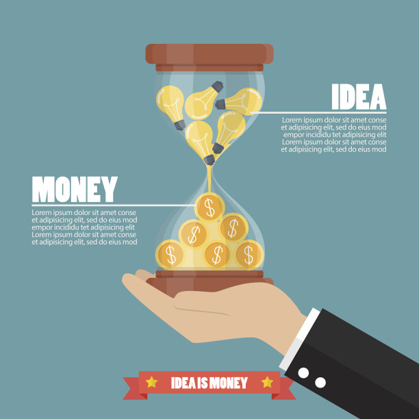 思想是金钱的信息图表图片下载