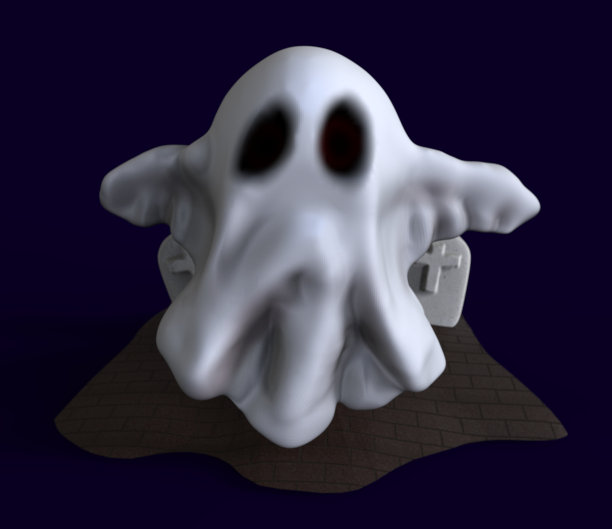 3 d卡通鬼图片下载