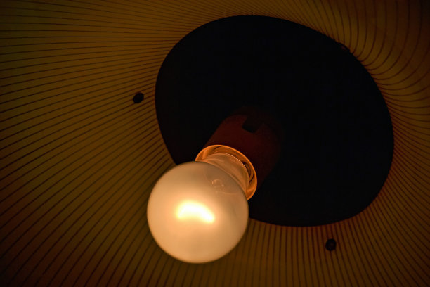 一个灯泡的特写图片下载