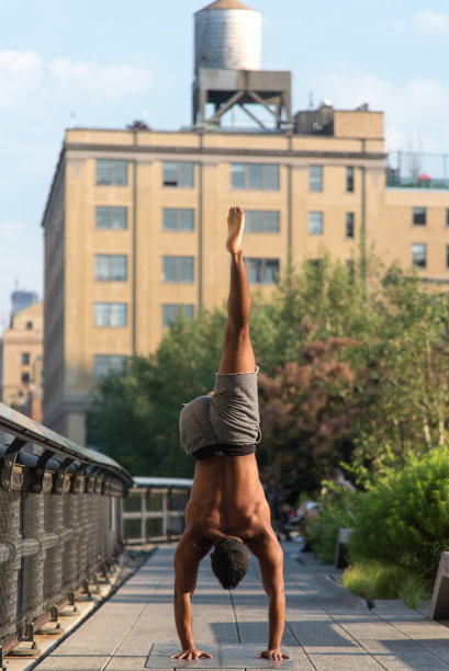 花园里的瑜伽图片下载