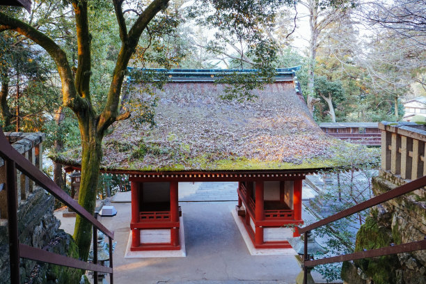 日本神社的入口大门图片下载