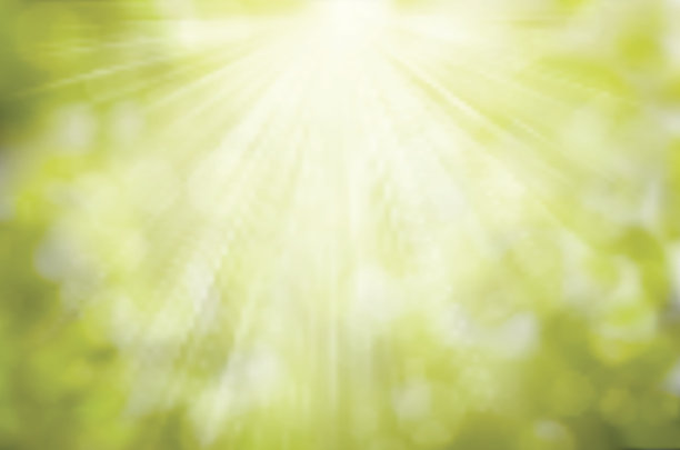 矢量阳光绿色自然背景，选择性聚焦图片下载