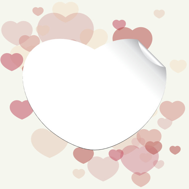 心脏形状与文本的地方图片下载