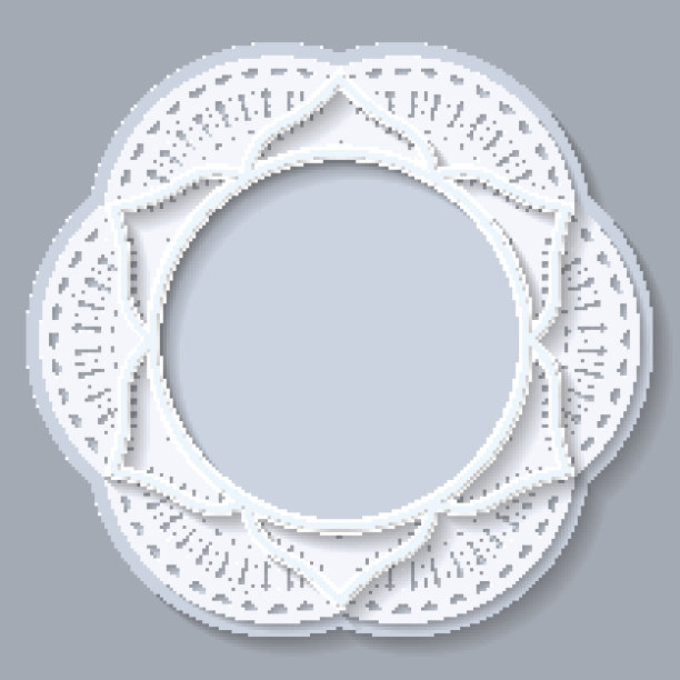 3D圆形框架，装饰物图片下载