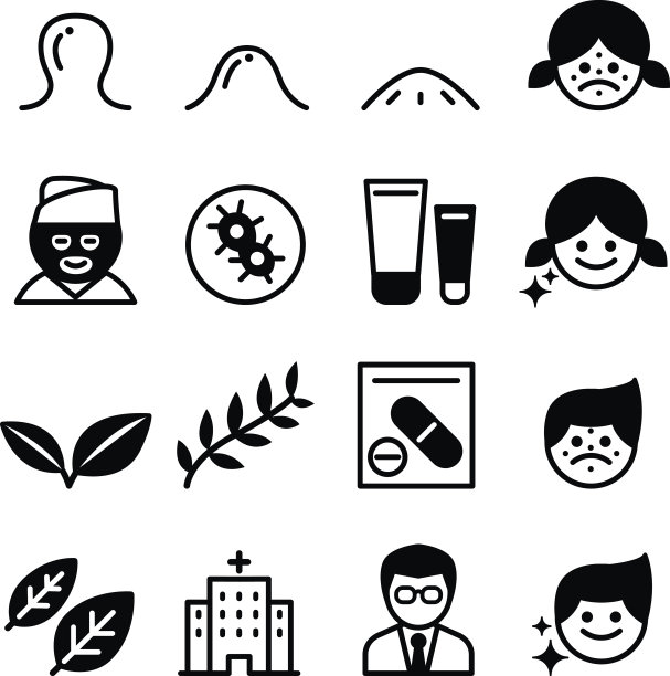 痤疮的图标图片下载