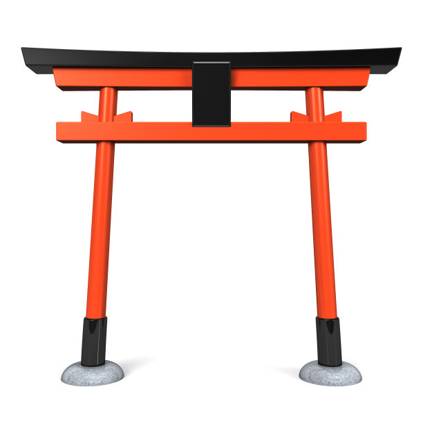 象征性入口正面视图图片下载