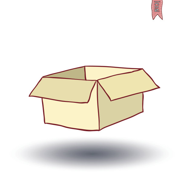 盒子收集，涂鸦集。矢量插图。图片下载