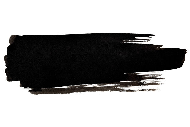 富有表现力的黑色笔触图片下载