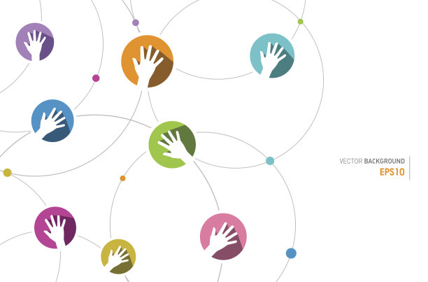 连接人类的手图片下载