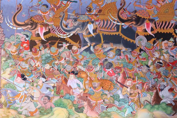 传统泰式绘画的杰作图片下载