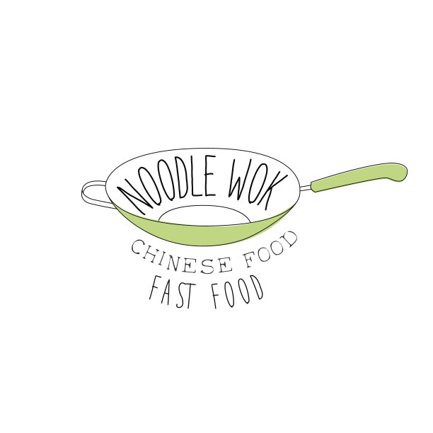 绿色煎锅中餐和炒锅快餐店图片下载