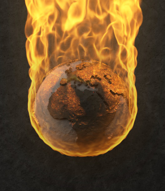 地球燃烧图片下载