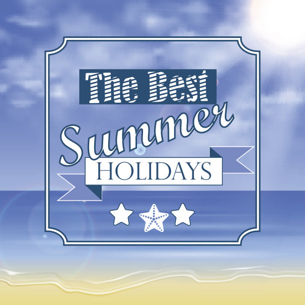 美丽的海滨风景邮政图片下载