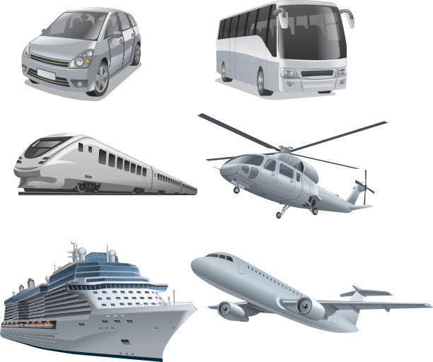 不同的运输方式图片下载
