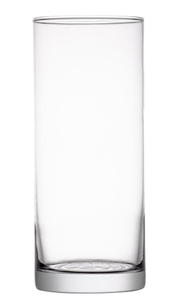 空玻璃花瓶。剪切路径图片下载