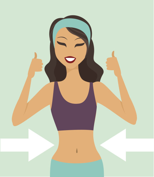 身材完美的健身女孩图片下载