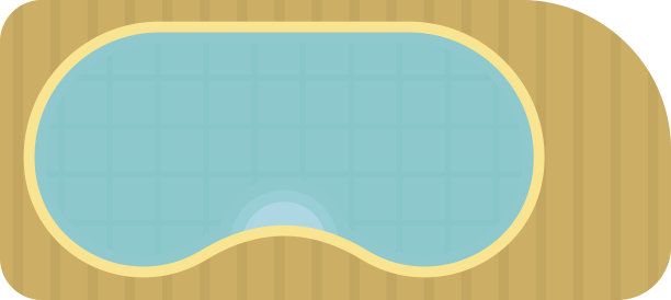 泳池顶景碧水温泉休闲放松度假图片下载