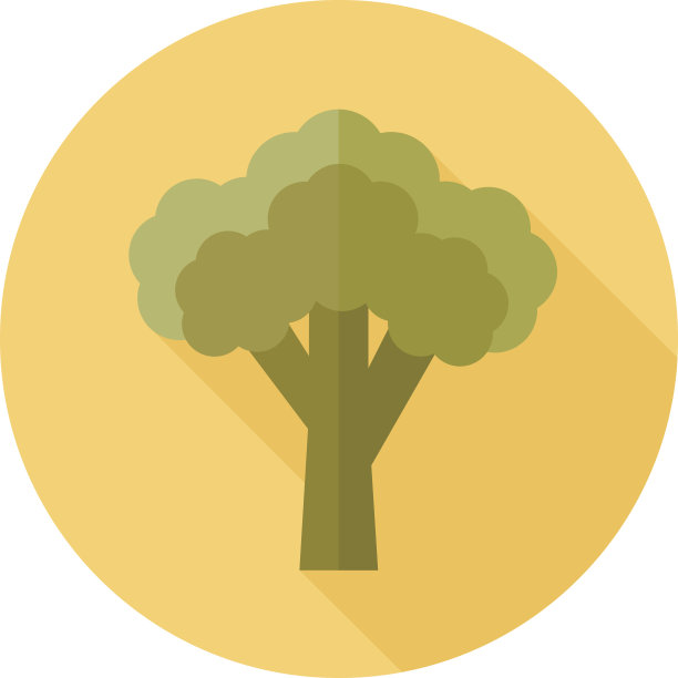 西兰花平图标。蔬菜矢量图片下载