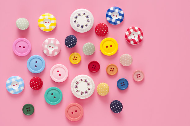 五颜六色的按钮素材图片