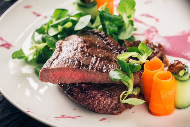 肉类-烤沙朗牛排素材图片