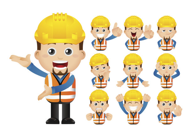 可爱的设置-设置工人图片下载