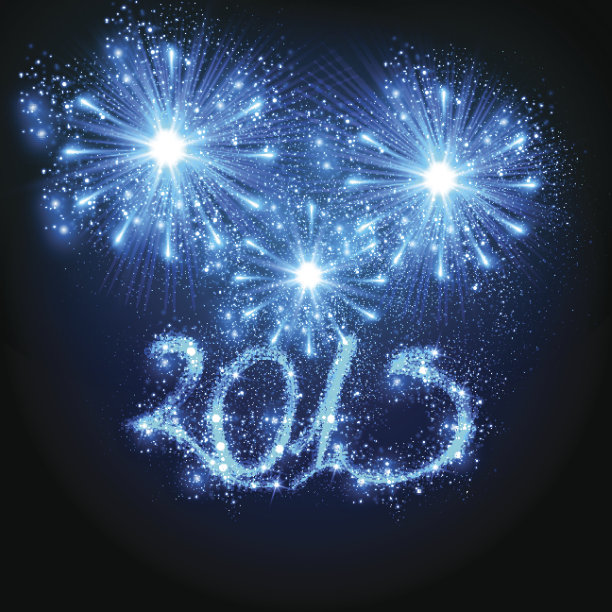 新年的焰火图片下载