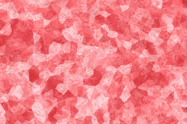 红色的抽象结构。珊瑚的背景。马赛克墙纸。结晶结构。图片下载